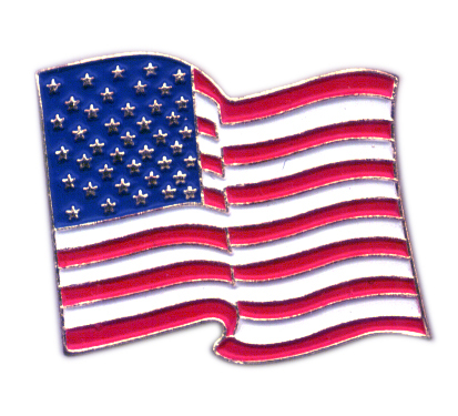 406 - American Flag Pin - Valuestar
