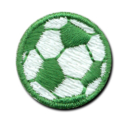 4200GRN - Small Soccer Ball Patch