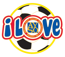 AYSO-023 I Love AYSO Pin
