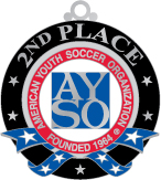 AYSO-025 2nd Place Medal